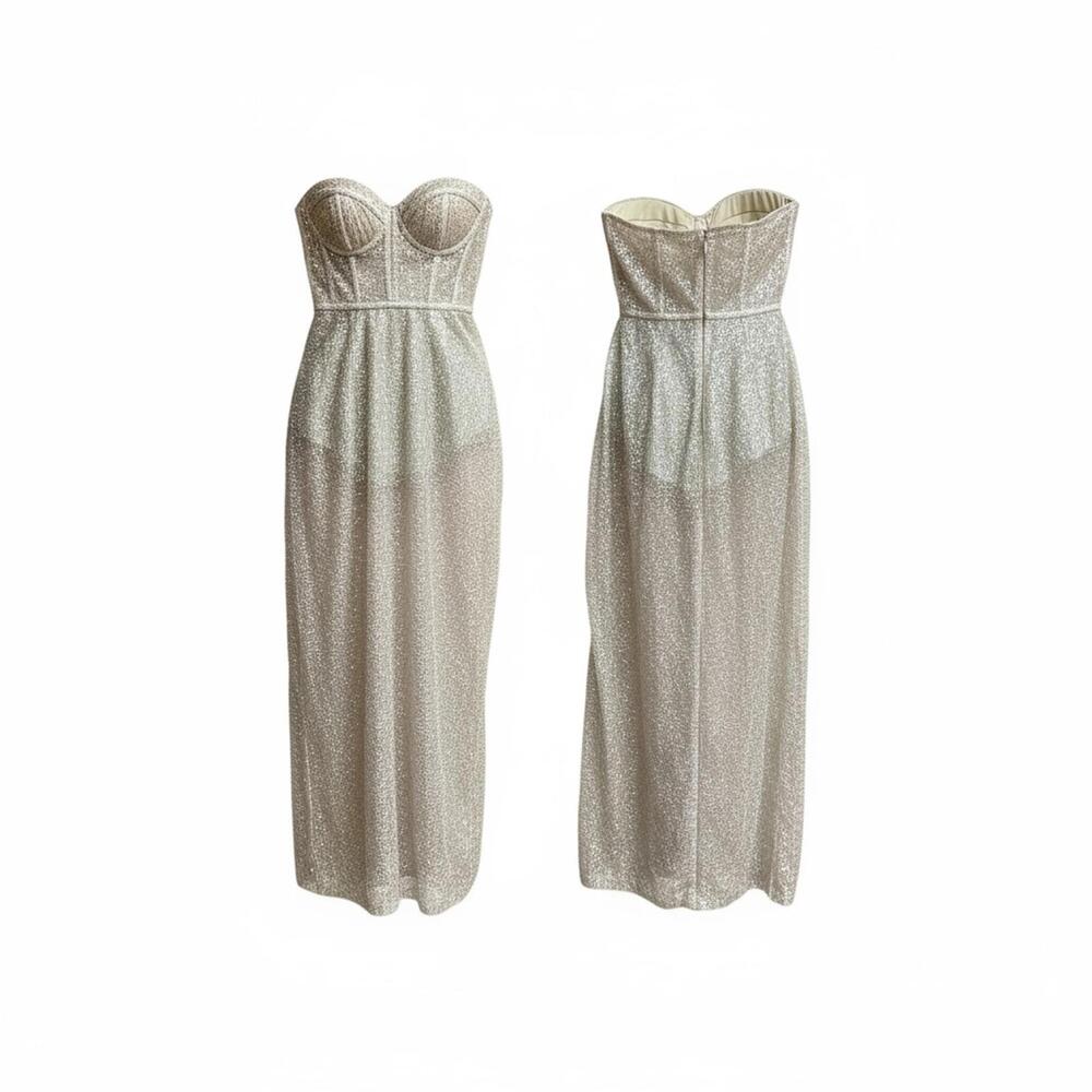 Rene the Label Sequin Gown Formal Dress Evening Cocktail Party Women Size Medium